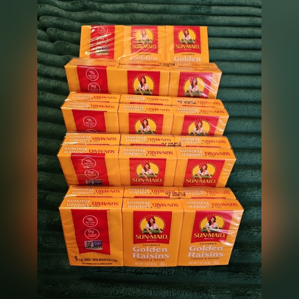 Sun-Maid Golden Raisins 30- 1oz Packs